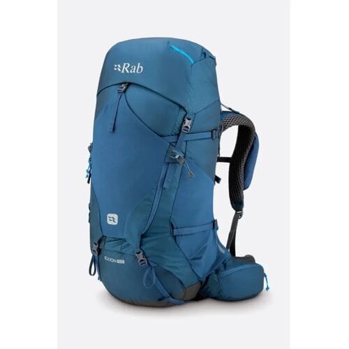 Rab Exion 55L Hiking Rugzak (Maat - M/L, Kleur - Tempest Blue)