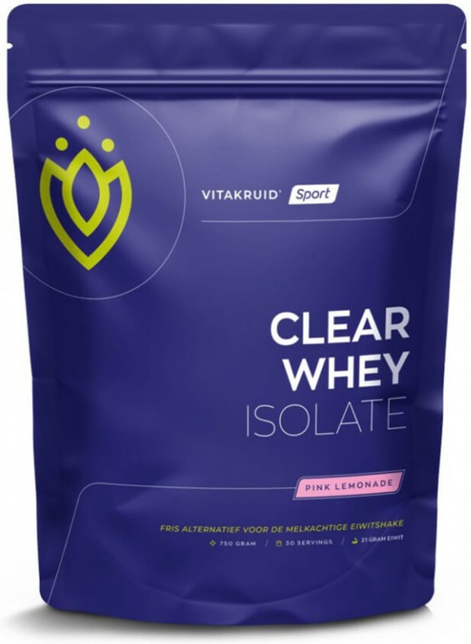 Vitakruid Clear whey isolate pink lemonade 750 Gram