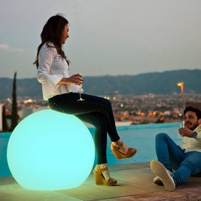 Newgarden Buly LED lamp op zonne-energie IP65, Ø 80cm