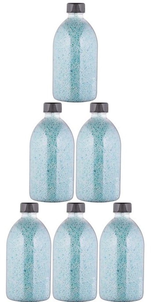 Badkaviaar Hamam - 400 gram - met zwarte dop - set van 6 stuks - bad parels voor in bad