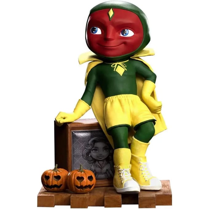 Iron Studios - MiniCo Figurines: Wandavision - Vision (Halloween Version) - Figuur