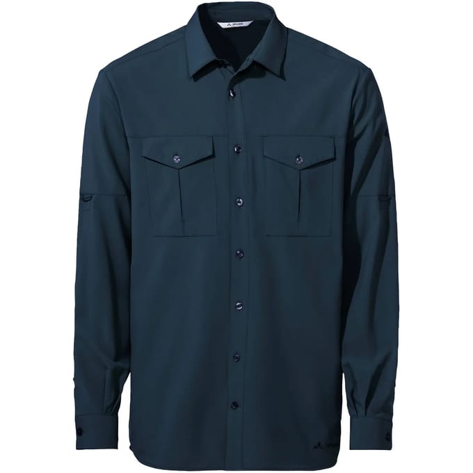 Vaude Rosemoor Ii Overhemd Met Lange Mouwen Blauw S Man