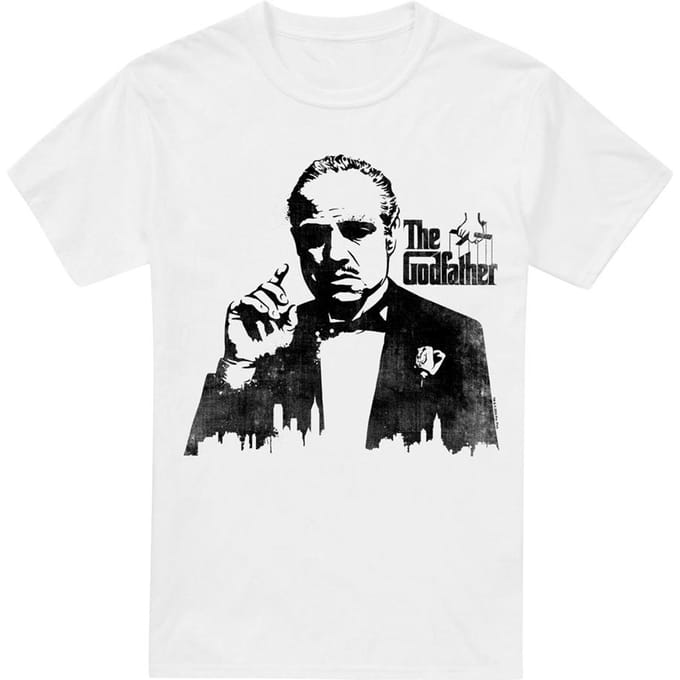 The Godfather Heren Silhouet T-shirt L wit