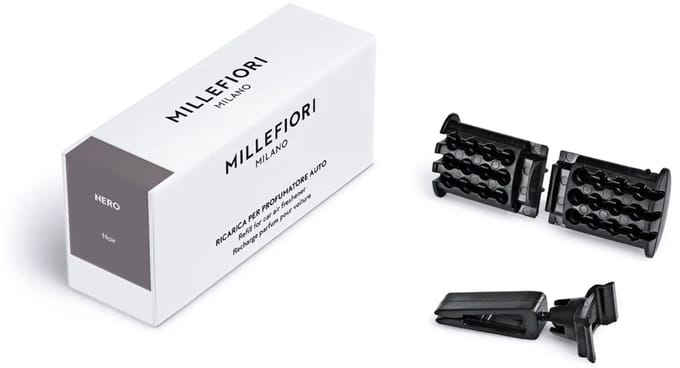 Millefiori Milano - Autoparfum Icon - Navulling - Nero