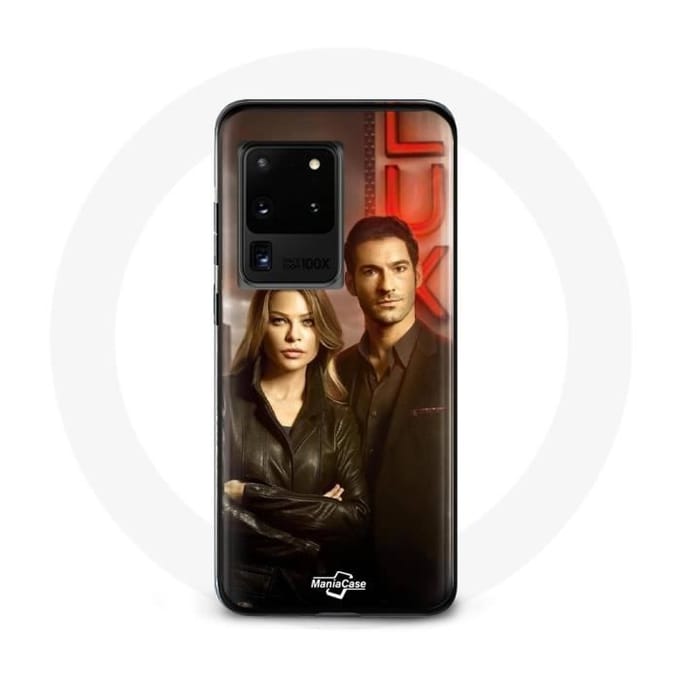Case voor Samsung Galaxy S20 Ultra Chloe Decker en Lucifer Morningstar
