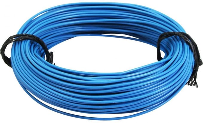Rol elektrische draad blauw meeraderig 9/10 0.75mm² x 50m kabelboom voor motor bromfiets