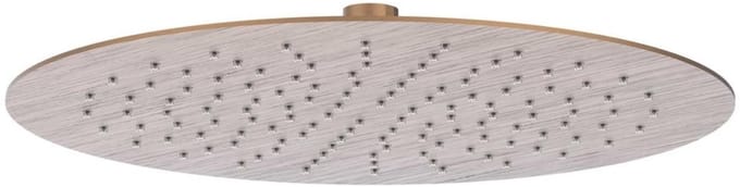 IVY Hoofddouche Slim 30 cm - Eco-air - Geborsteld Mat Koper