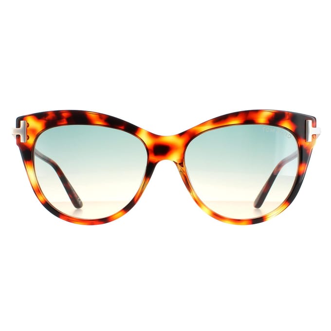 Tom Ford zonnebril Kira FT0821 55p Havana Green Gradient