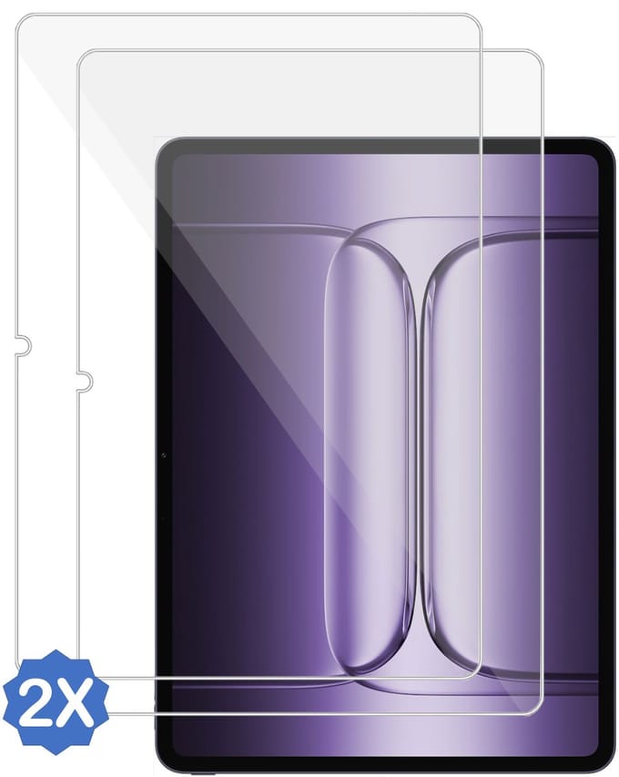 2x TechNow Screenprotector geschikt voor OnePlus Pad 3 Screenprotector - Gehard Glas - Rounded - Proteqt+