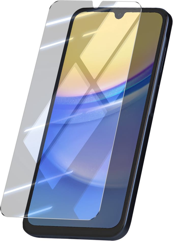 Mayaxess, Screenprotector geschikt voor Samsung Galaxy A15 - 9H Tempered Glass & Anti-Scratch, Transparant