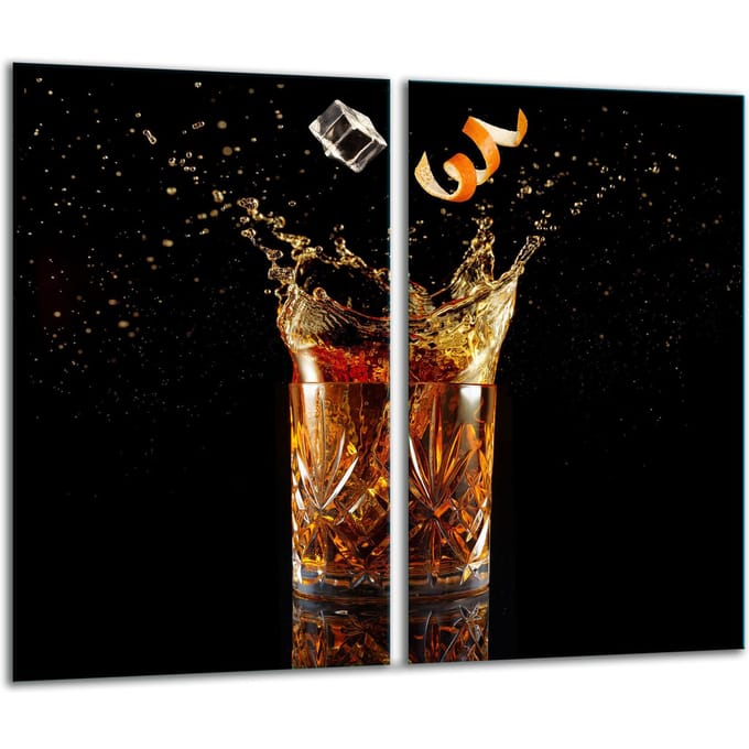 TMK ArtDeko - Snijplank - Glas - 2x 30x52 cm - Inductie