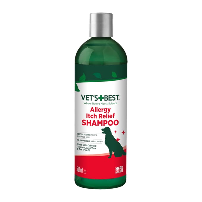 500 ml Vets Best Allergy Itch Relief Shampoo Hond