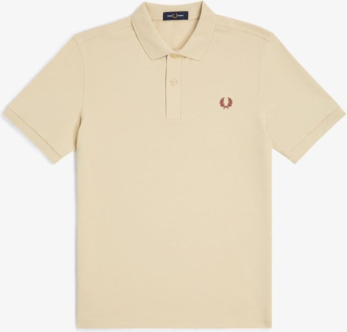 Fred Perry - Plain Polo Shirt - Oatmeal