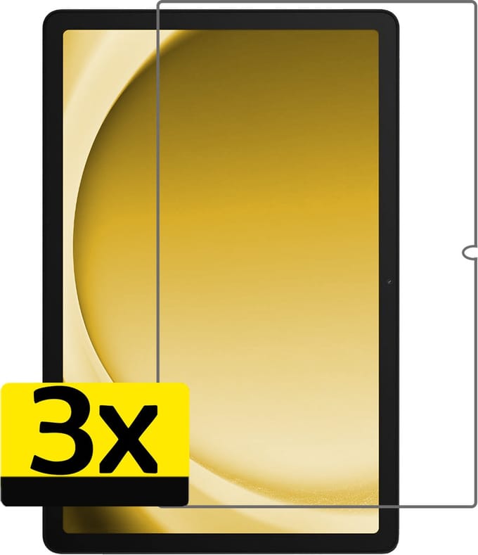 Screenprotector - Geschikt voor Samsung Galaxy Tab A9 Plus - 3 Stuks - Extra Sterk - Beschermglas - Gehard Glas - Tempered Glass - Screen Protector