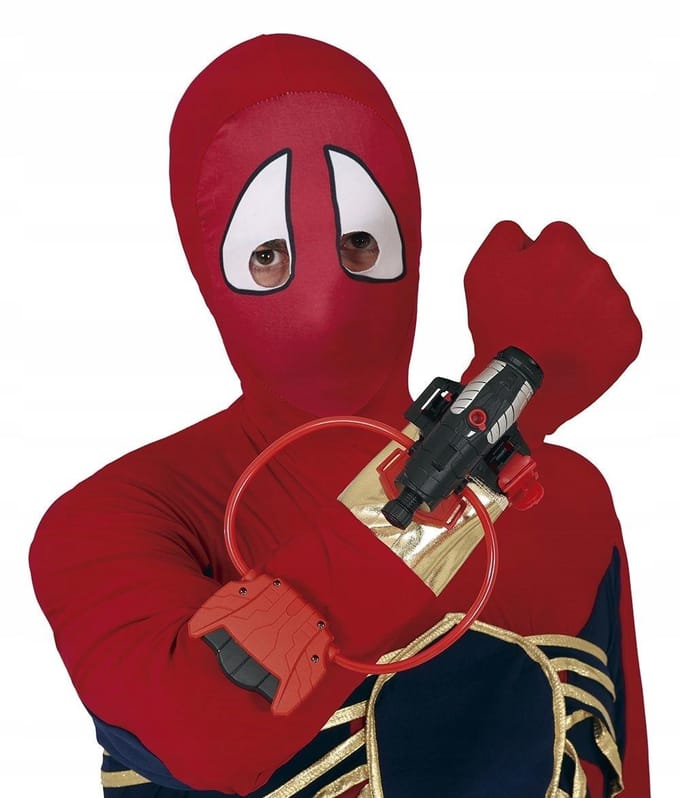 Waterpistool Handwapen Pols Menselijke Spiderman Superheld Bal