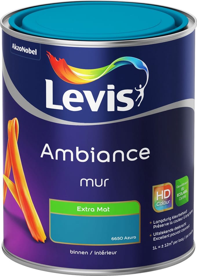 Levis - Ambiance Mur Extra Mat - Azura - 1 L