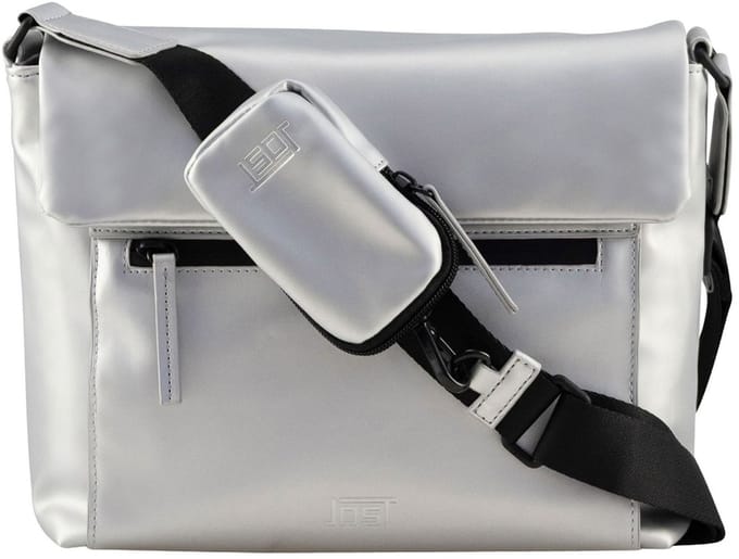 JOST schoudertas Halmstad Crossbody Bag Silver zilverkleurig