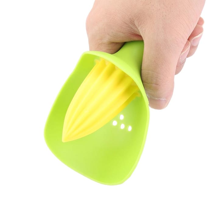 Ergonomische Handmatige Mini Citroenpers Juicer voor Limoen Sinaasappel (Groen) groen