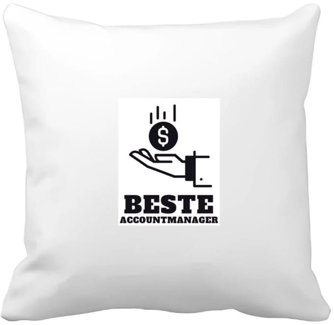 Akyol - beste accountmanager Kussen hoes - Beste accountmanager - collega - welkom - afscheid - 40 bij 40 cm