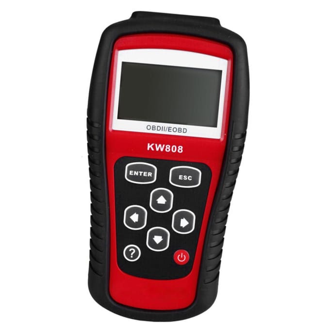 KONNWEI OBDII / EOBD Auto Codelezer en Automatische Scanner Detectie Decoder KW808 red