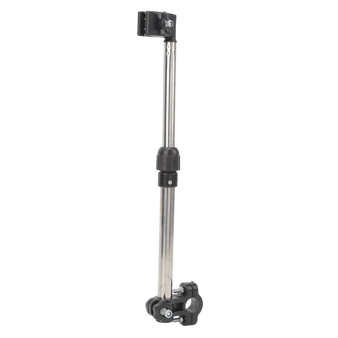 Rolstoel Parapluhouder Roestvrijstalen Stang Flexibele Stoelhouder Verstelbare Parapluhouder Stand gray