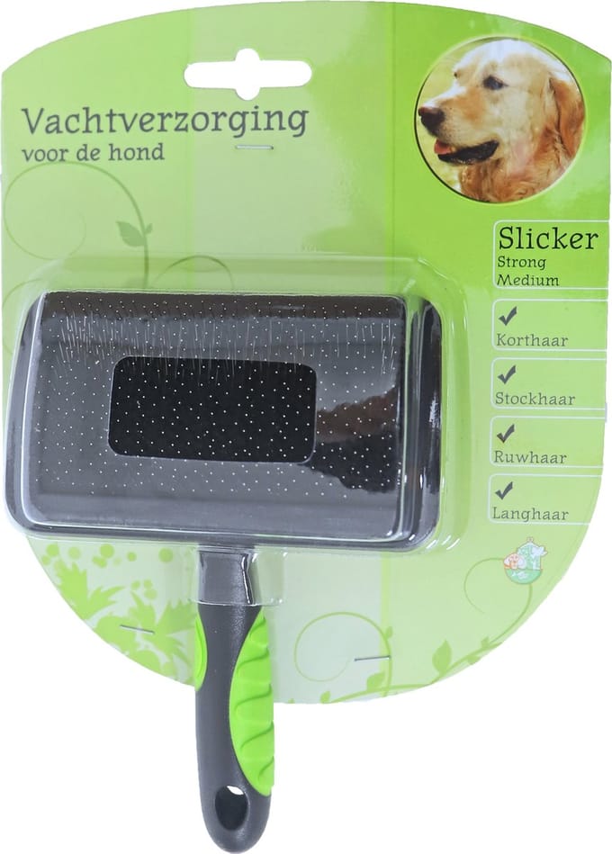 Slicker Strong Hondenborstel - Medium Gebr. de Boon