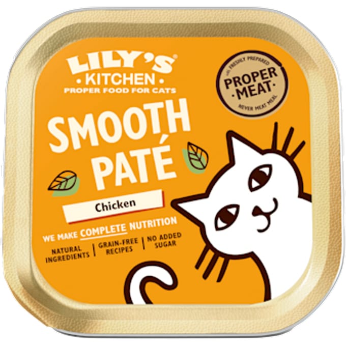 38 x 85 g Lily's Kitchen Smooth Paté Selection kip kattenvoer nat