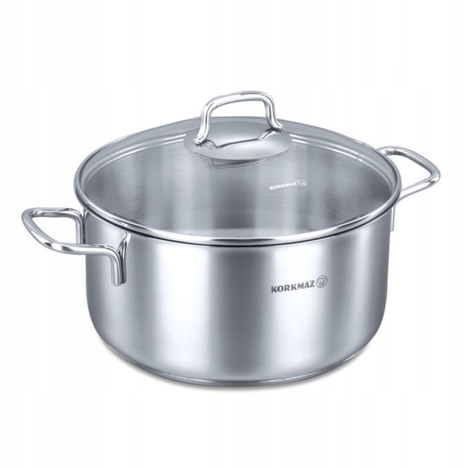 Korkmaz Perla RVS Pan 2,3L - Hoogwairdge Kwaliteit