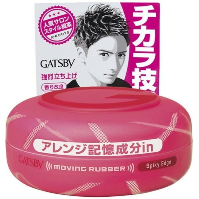 Mandom - Gatsby Moving Rubber - 80g - Spiky Edge Pink
