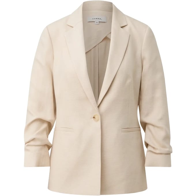 Drapé 3/4 mouw Blazer dames COMMA