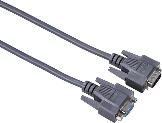 Hama - VGA (D-Sub) naar VGA (D-Sub) female - 3 m - Wit