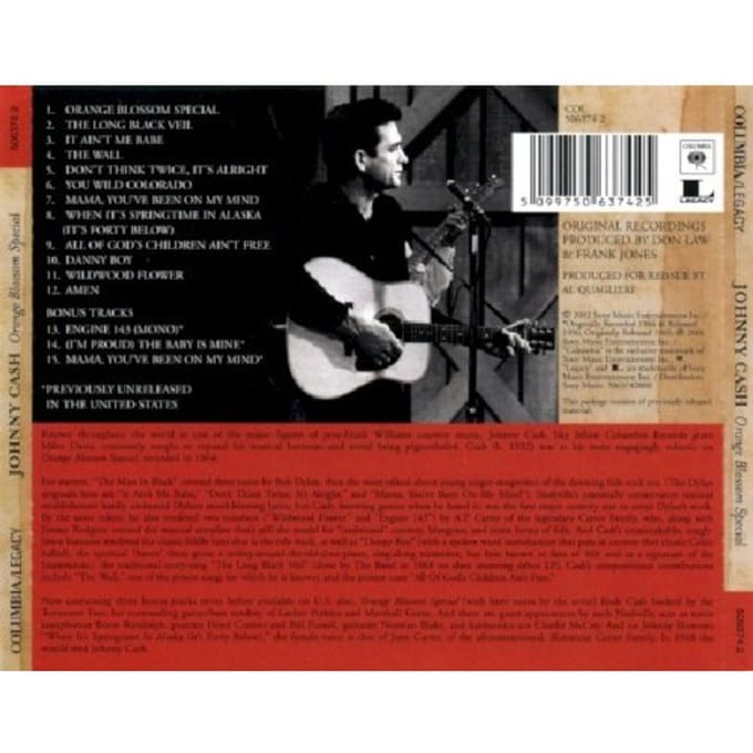 Orange Blossom Special - Johnny Cash
