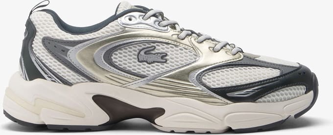 Lacoste STORM 96 2K 224 2 SFA Dames Sneakers - Gebroken wit/Donkergroen - Maat 41