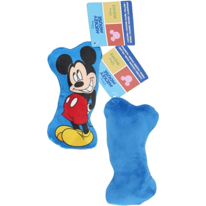 Mickey Mouse gevormd mini kussen - 15 cm