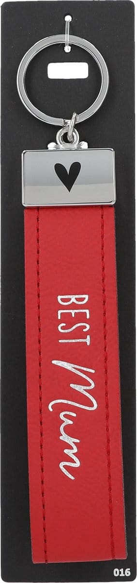 Depesche - Sleutelhanger "Do not forget me!" - motief 016 met de tekst "Best Mum"