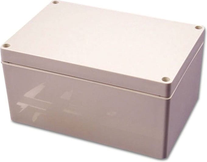 Hammond Electronics 1554TGY Universele behuizing 180 x 120 x 90 ABS Grijs-wit (RAL 7035) 1 stuk(s)