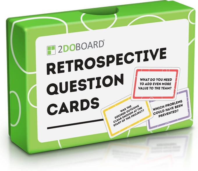 Retrospective Kaarten - 52 Vragen voor Team Evaluatie (Engels) | 2DOBOARD