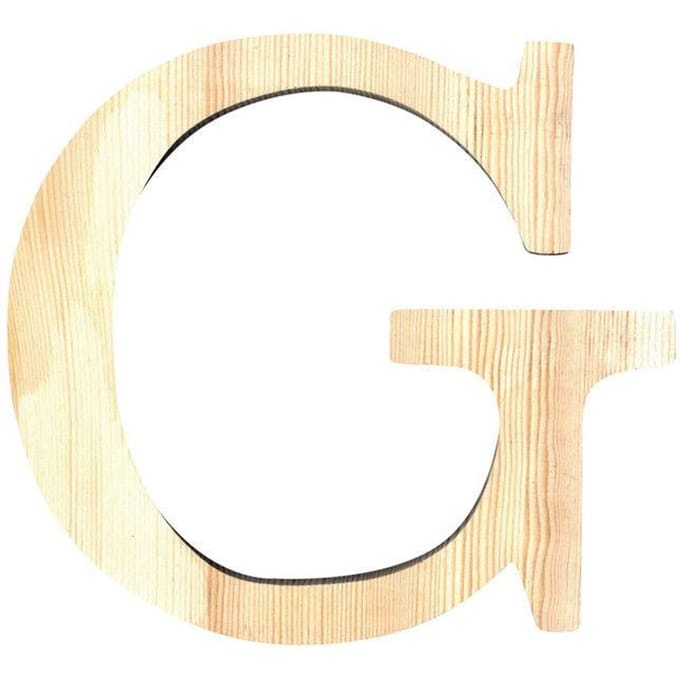 Artemio houten letter G 11.5 cm