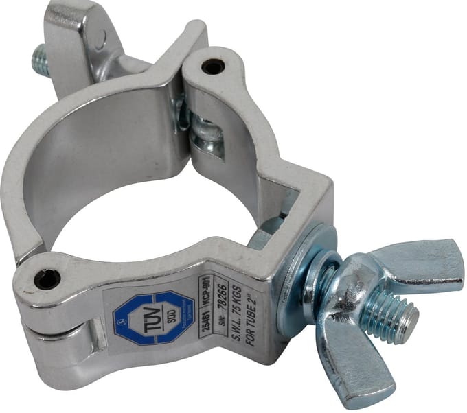 Halfcoupler voor truss-buis 48-51mm - Innox ALA HC50 - Zilver