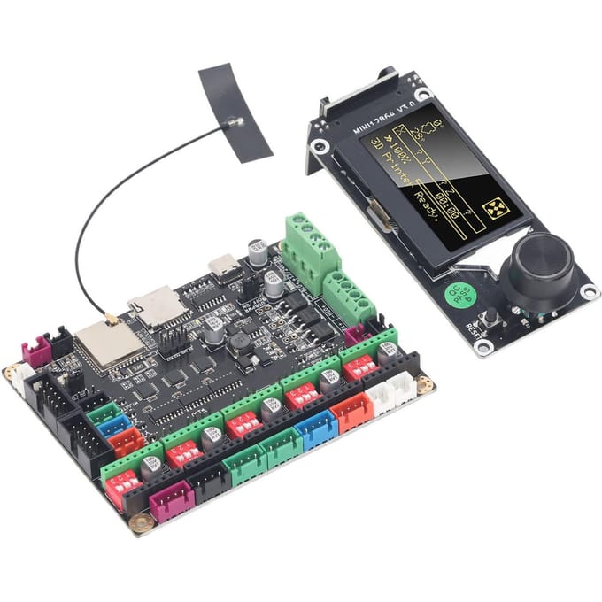 3D Printerbord voor MKS TinyBee V1.0 Grafisch LCD-scherm voor MKS Mini12864 V3.0 met 5 stuks TMC2209 black