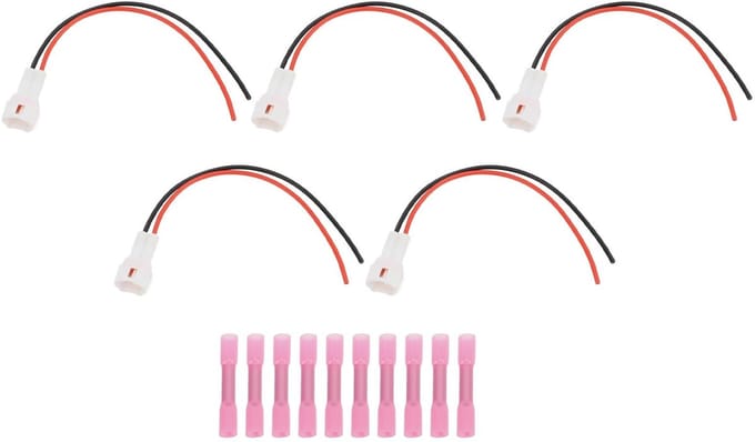 Allecto - Transmissie Power Connector Plug Kit - 5 Sets - Eenvoudige installatie - Geschikt voor RMAX2 RMAX4 - Verbeterde functionaliteit - Accesso...