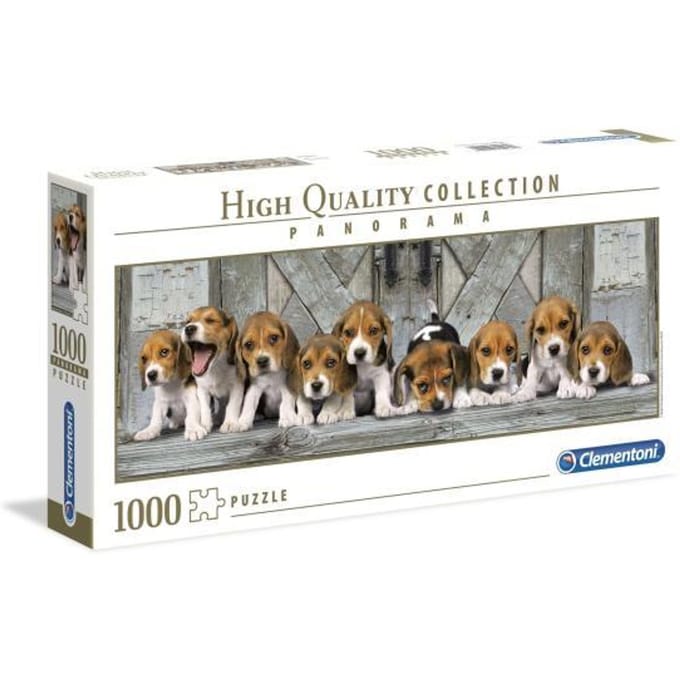 Clementoni - Puzzel - 1000 Stukjes - Beagles Panorama - Puzzel Voor Volwassenen