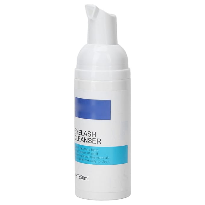 Wimper Extension Reiniger Shampoo Schuim Professioneel Niet Irriterend Ooglid Schuimende Reiniger 50ml white