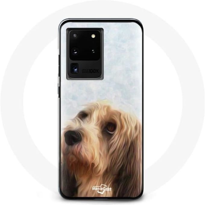 Coque - Petit basset griffon vendéen - Samsung Galaxy S20 Ultra - Souple - Noir - Protection