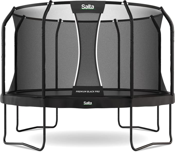 Salta Premium Black Pro - Trampoline met veiligheidsnet - ø 380 cm - Zwart