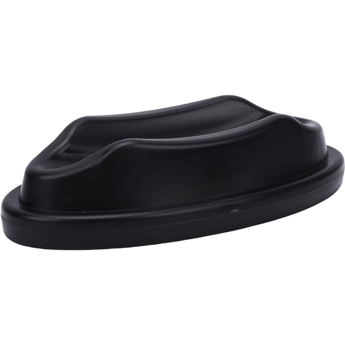 Fietstrainer Voorwielblok Plastic   Randen Verbeteren Stabiliteit Fiets Stabilisatie Stand voor Binnenshuis Fietsen Oefening black