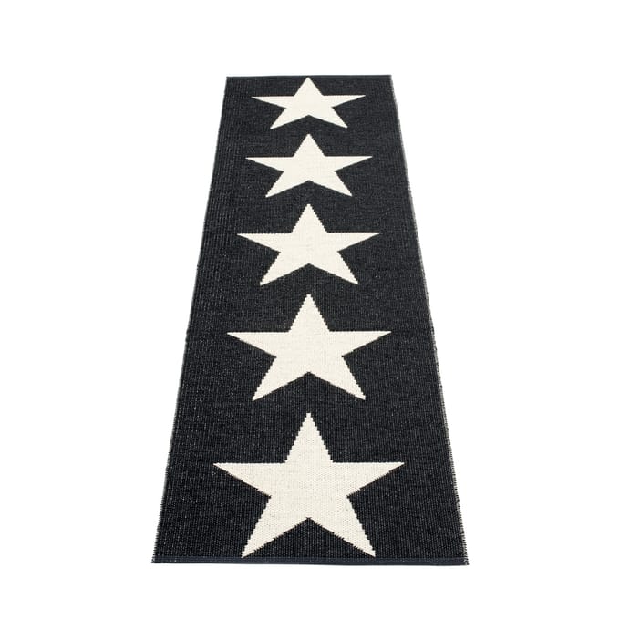 Pappelina - Viggo One vloerkleed - zwart - 70 x 250 cm