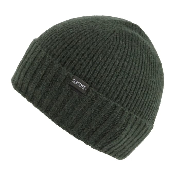 Basic geribde beanie muts voor dames