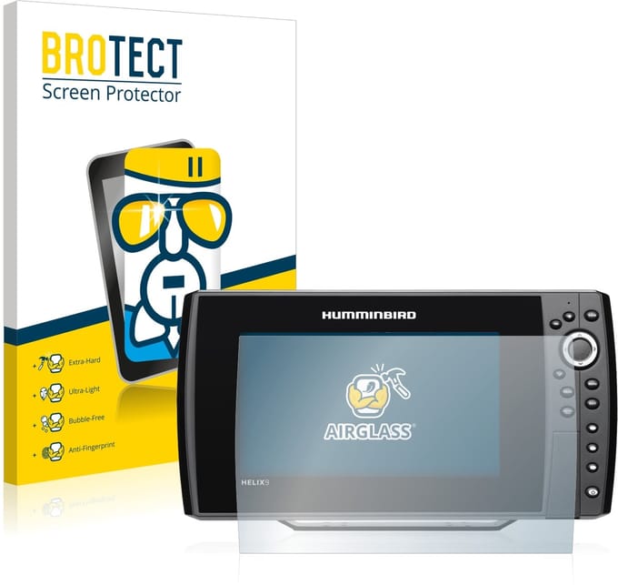 Screenprotector voor Humminbird Helix 9 G3N Beschermglas transparant