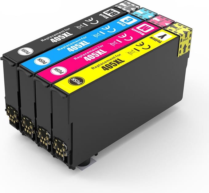 Inktcartridge Geschikt voor Epson 405 / 405XL - Multipack van 4